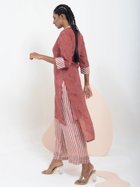 Amber Lines Kurta Set