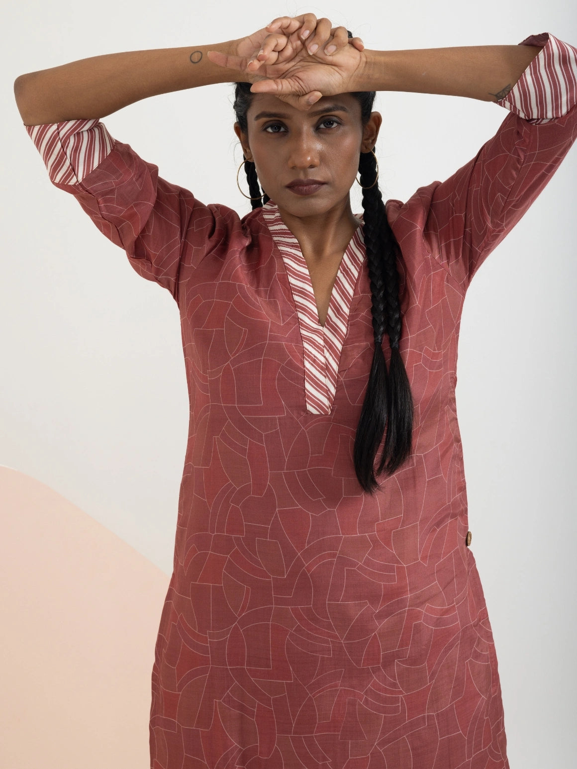 Amber Lines Kurta Set