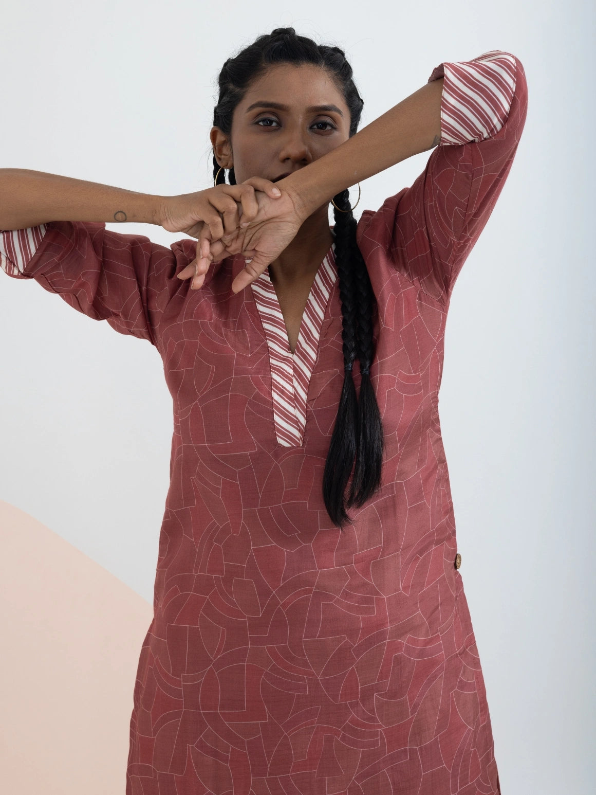 Amber Lines Kurta Set