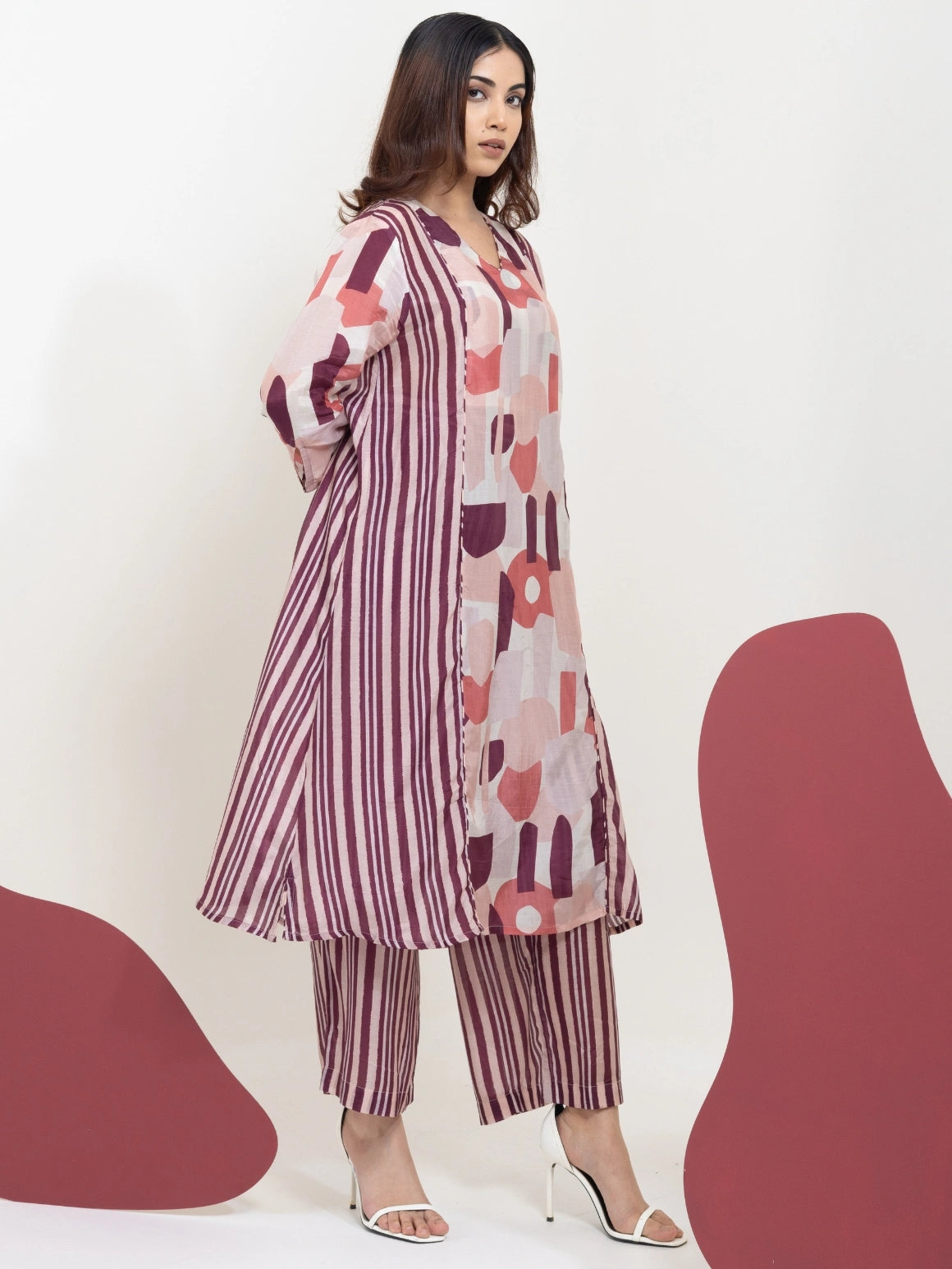 Berry Fusion Kurta Set