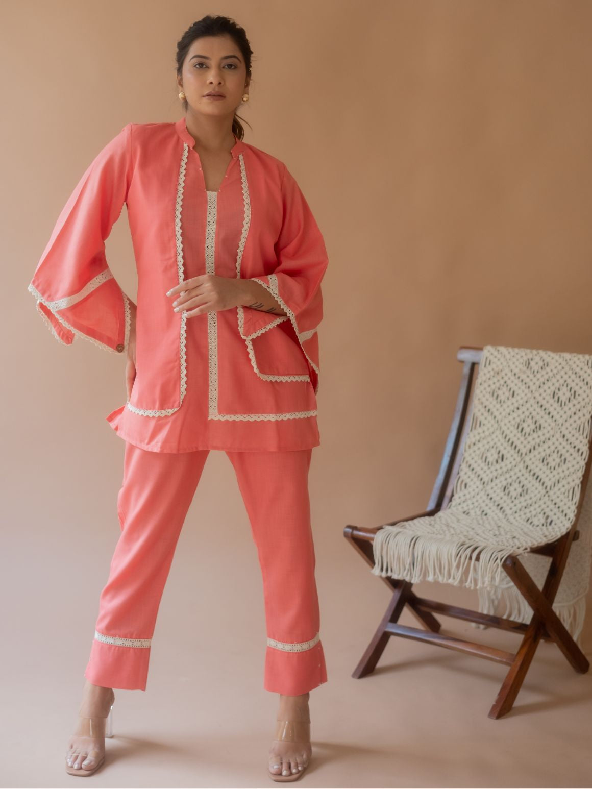Blossom like pink ensemble