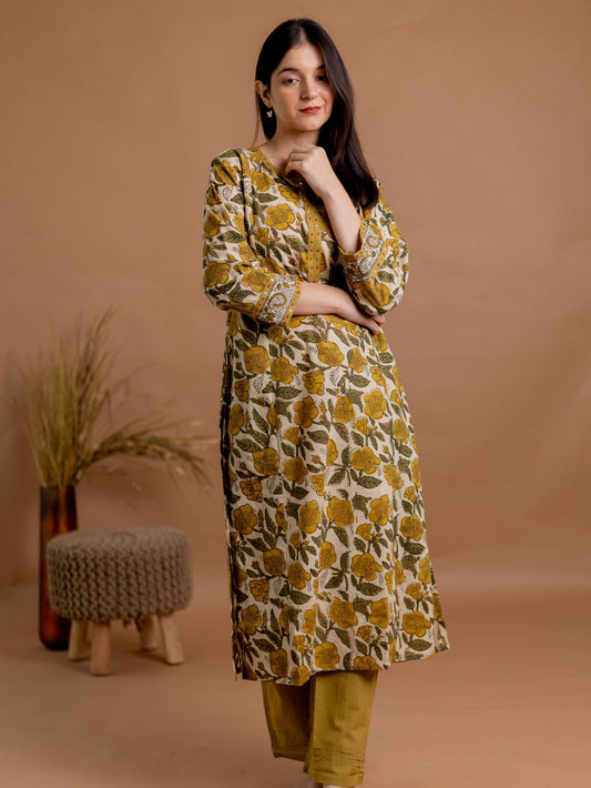 Botanical Bliss Kurta Set