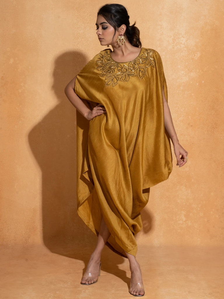 Cut Embroidery Kaftan