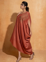 Cut Side Embroidery Kaftan