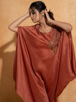Cut Side Embroidery Kaftan
