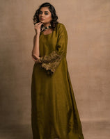 Daisy Lime Green Kurta Set