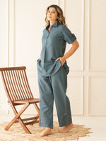 Dark Weaved Co-Ord Set