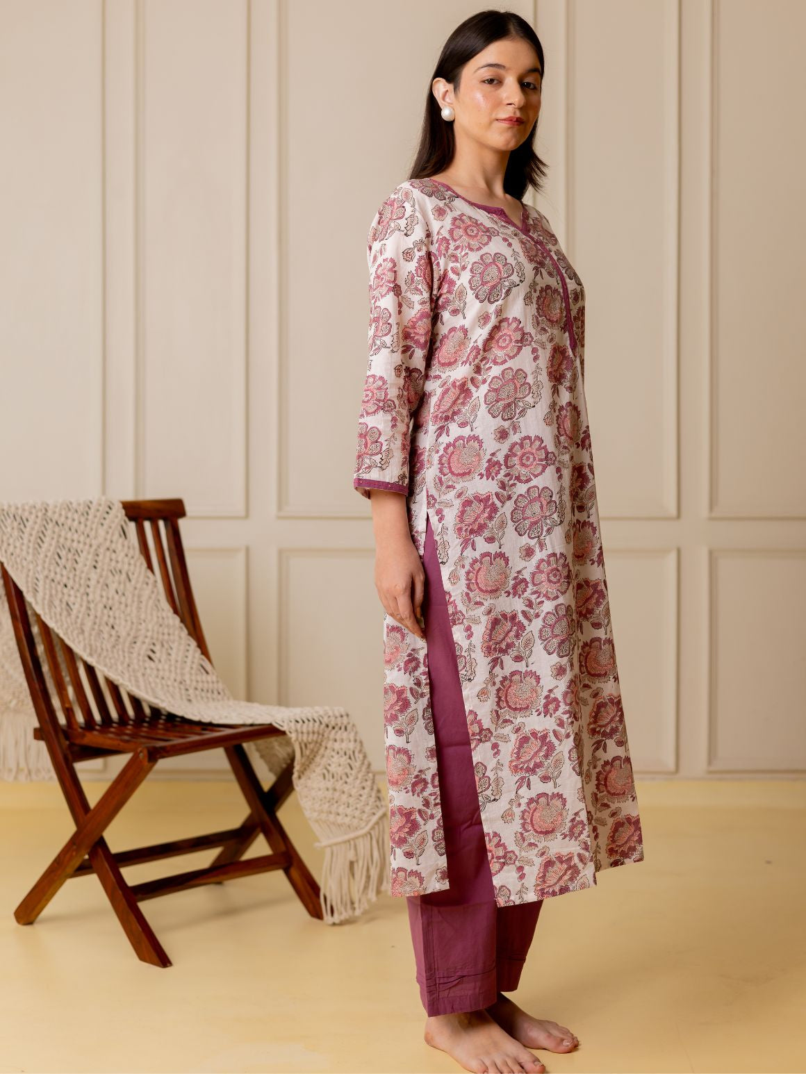 Dusky Rose Kurta Set