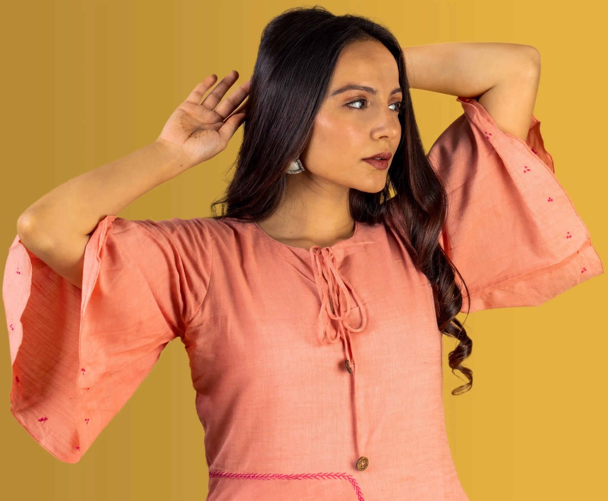 Frilly Free Flow Dress