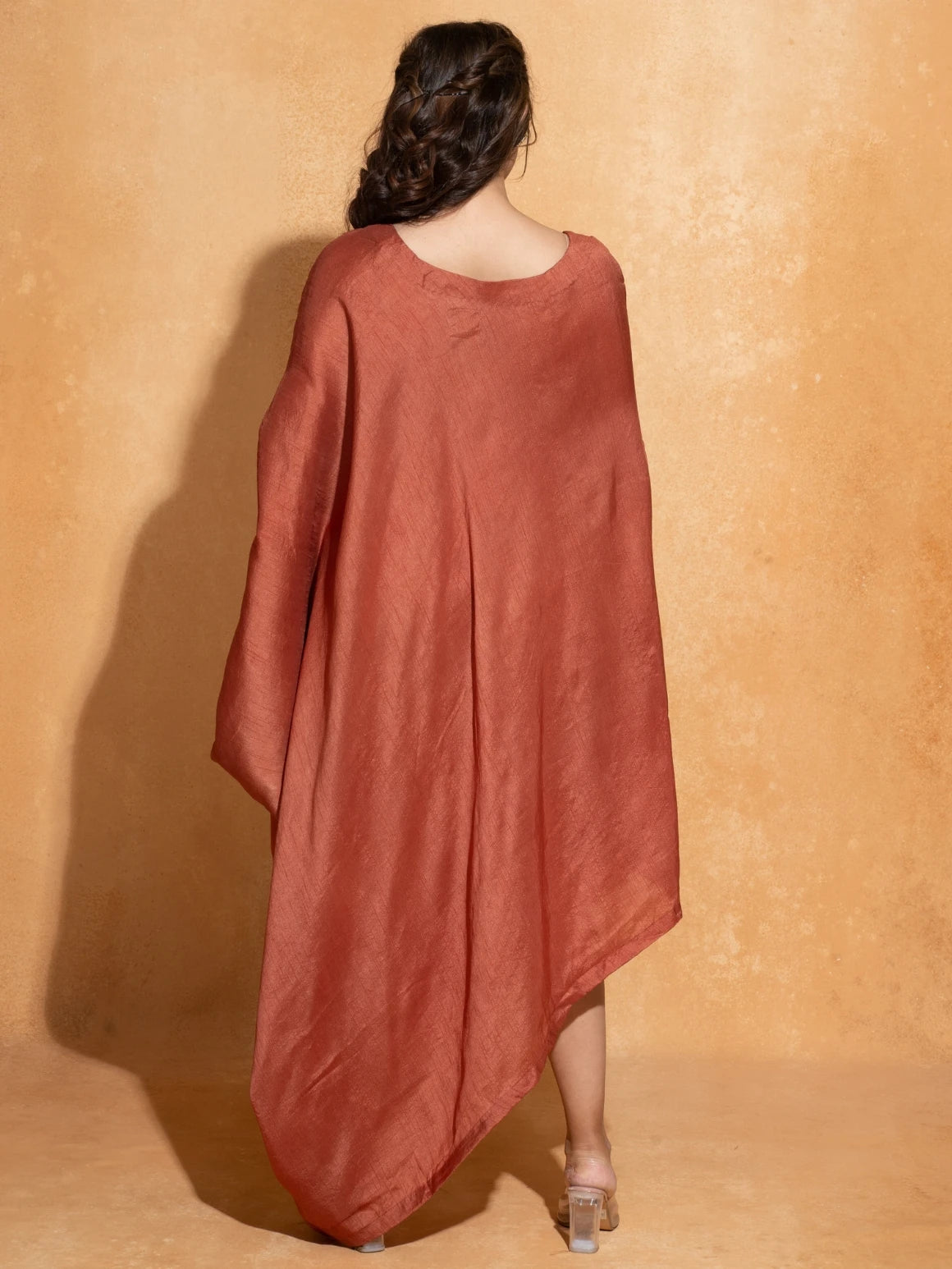 Falling Leaf Peach Kaftan