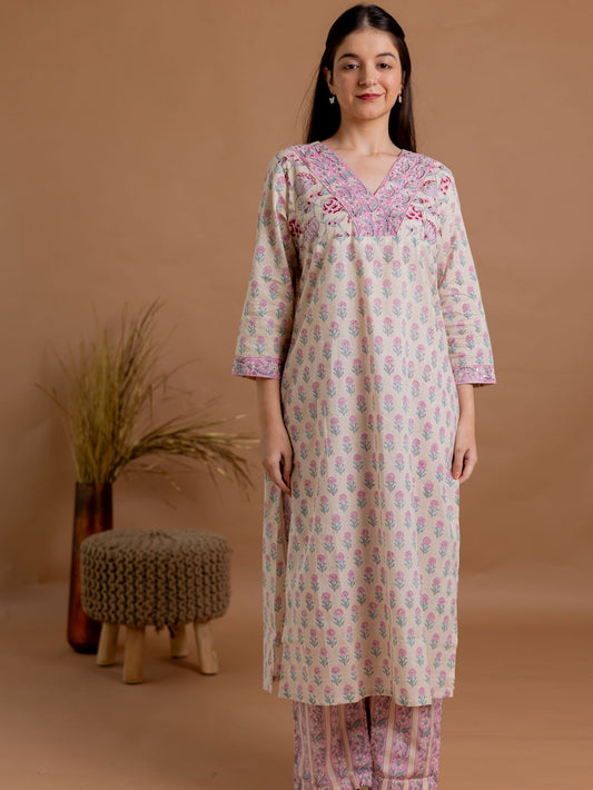 Garden Grace Kurta Set