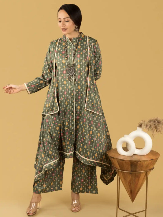 Green Jacket co-ord set