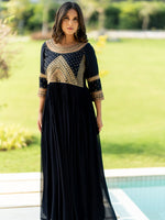 Navy Cosmic Gown