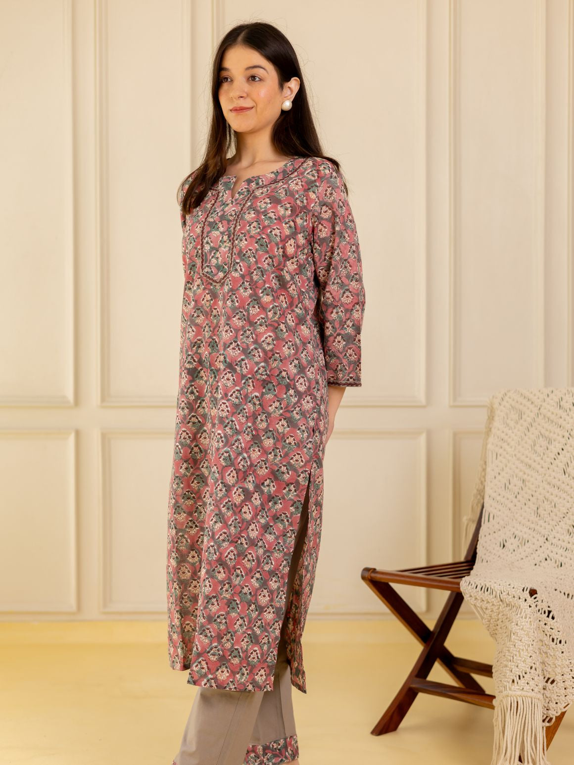 Petals of Grace Kurta Set