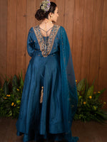 Phantom Blue Anarkali Set