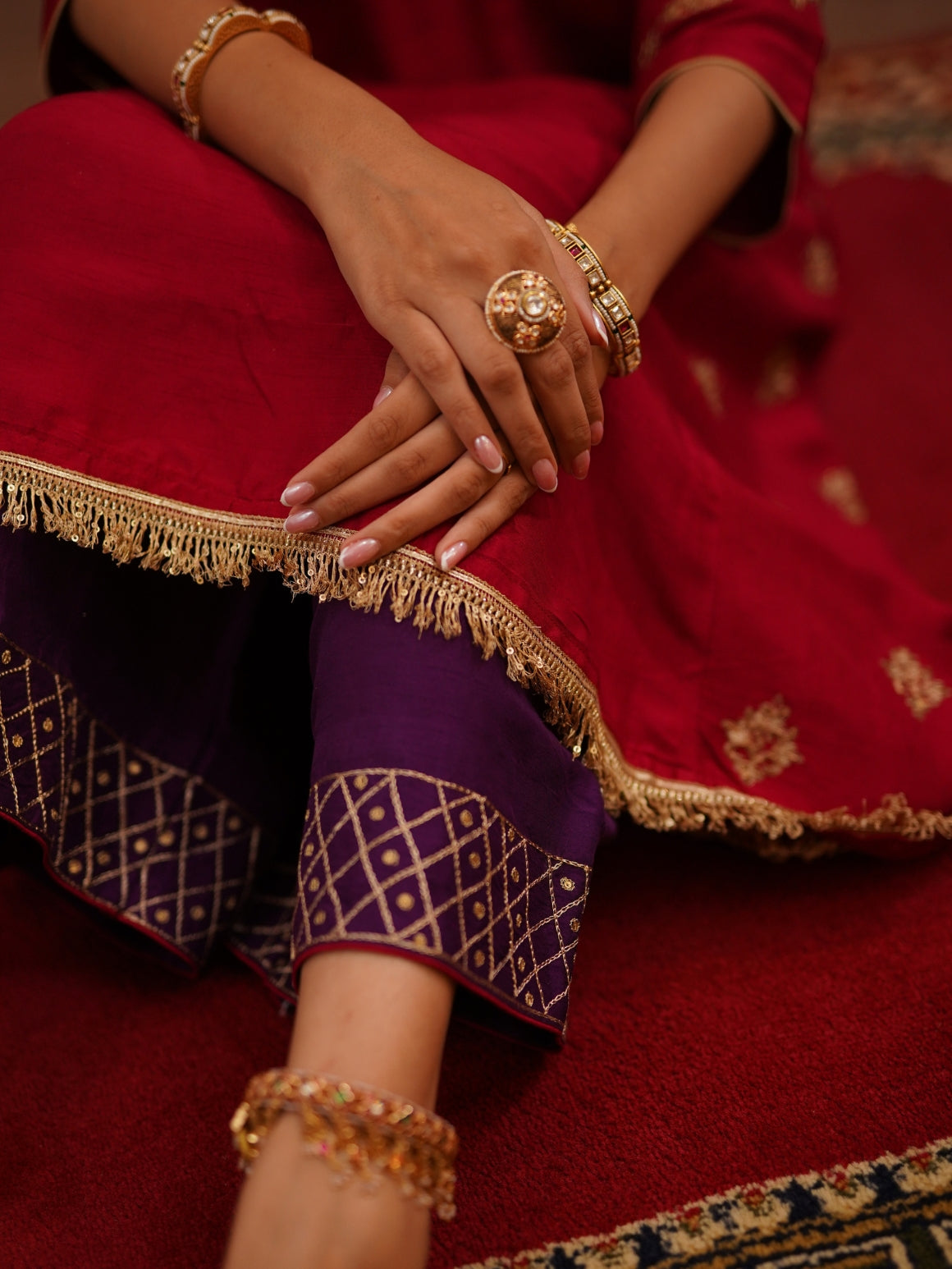 Rangdaari Kurta Set
