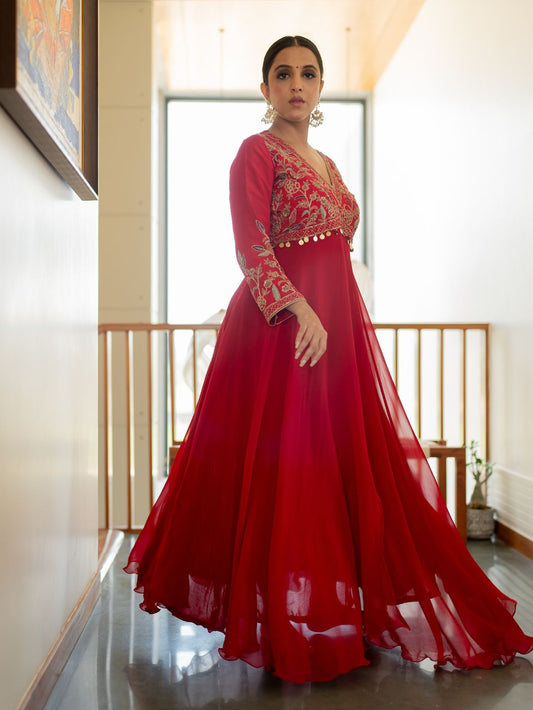 Raspberry Royale Gown