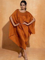 Sequence Orange Rose Kaftan