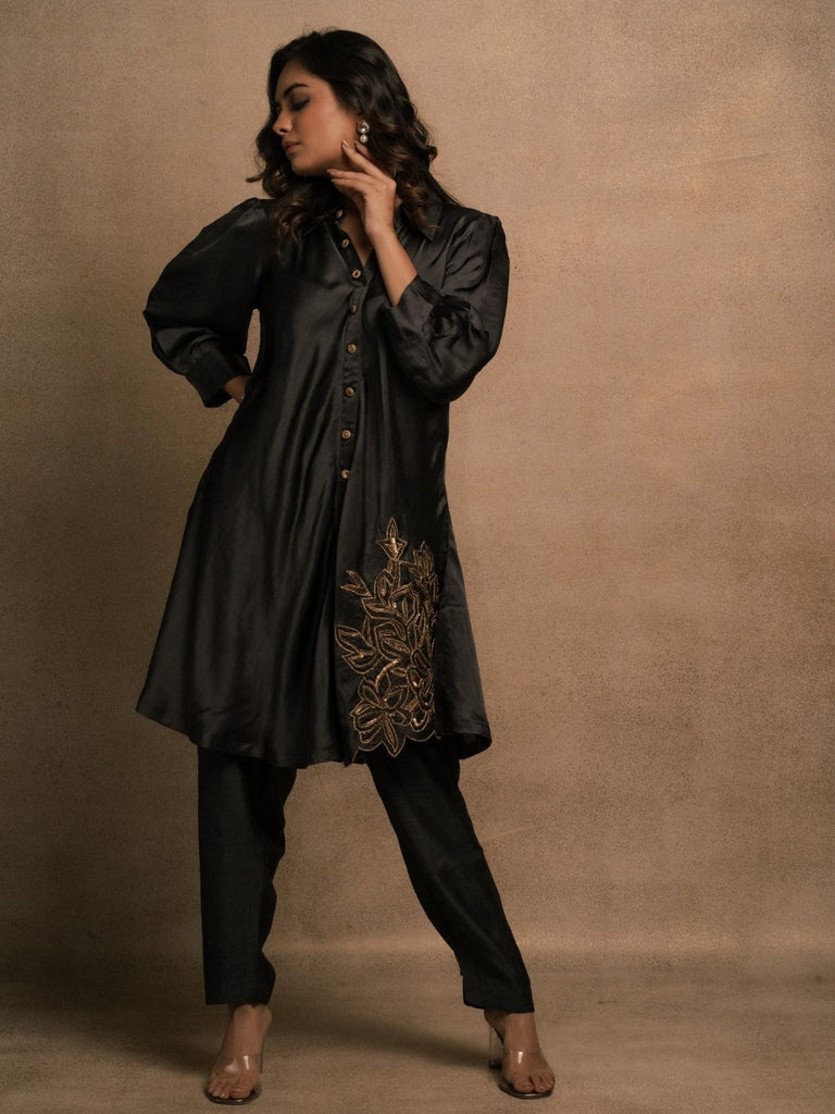 Soot Black Co-Ord Set