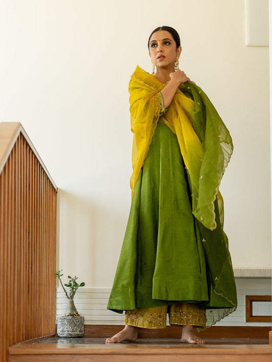 Spring Meadow Angrakha Set for Women