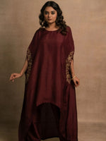 Wine Meraki Kaftan Kurta Set