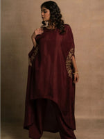Wine Meraki Kaftan Kurta Set