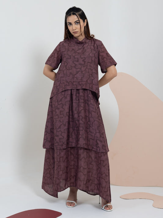 patterned beautiful dress for women