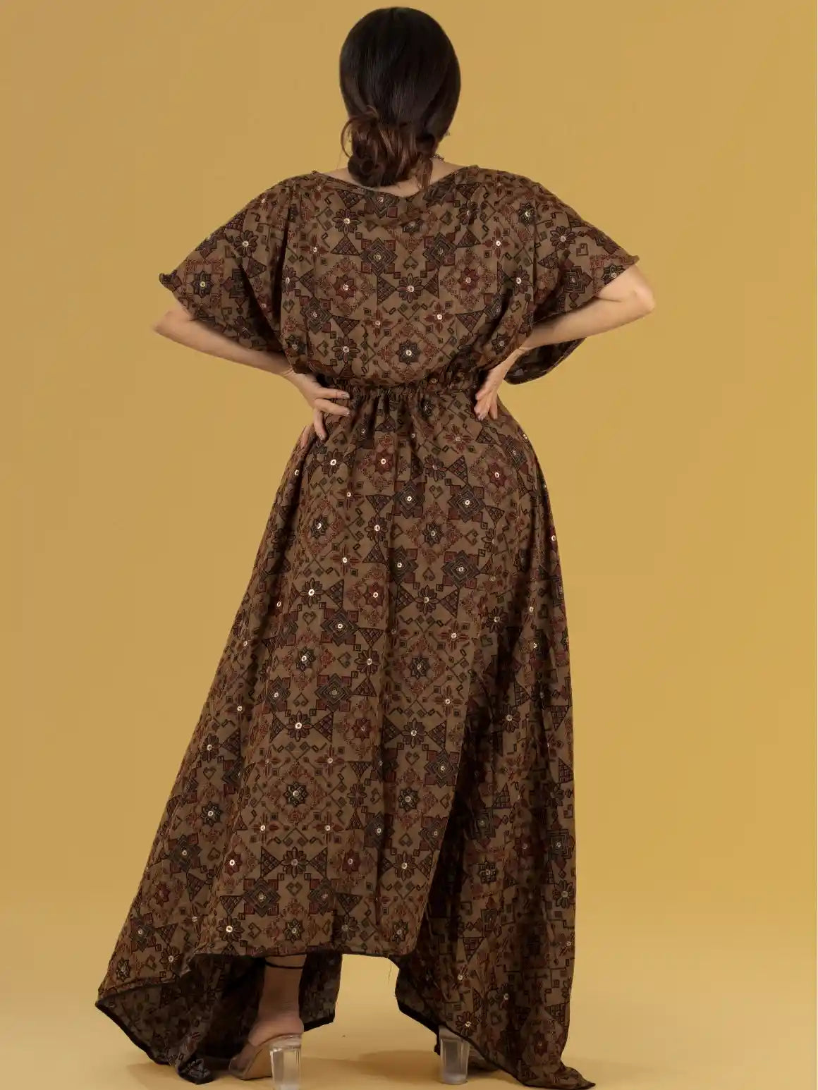 Brown v-cut