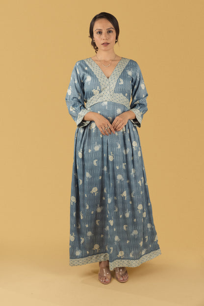 Dusty Blue Maxi