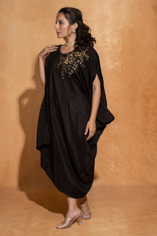 Silver 3 Rose Kaftan