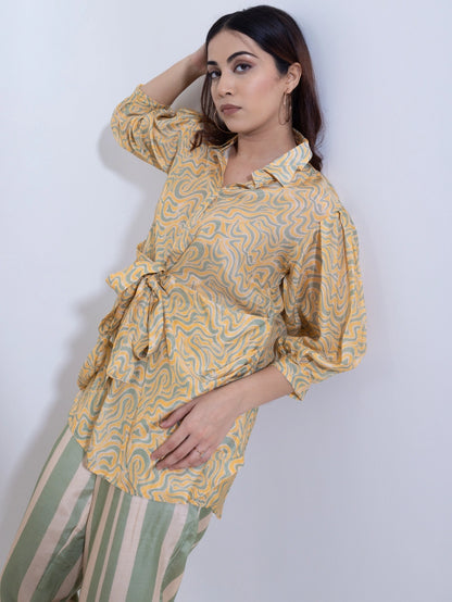 Amber Glow Tie Co-ord Set