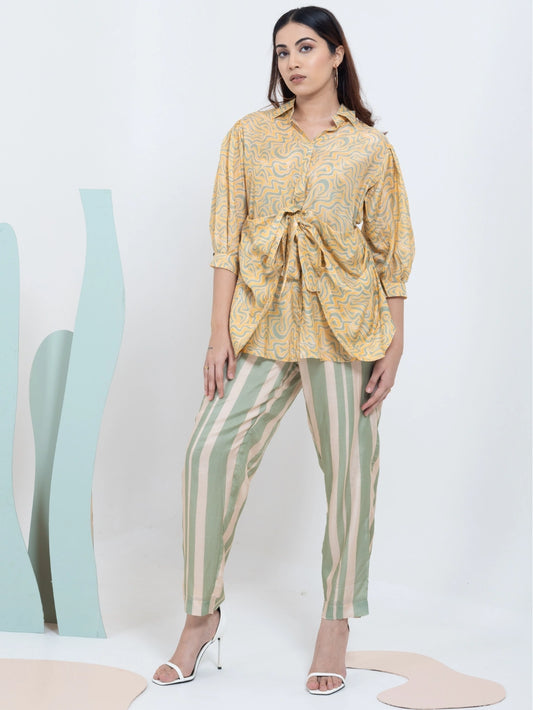 Amber Glow Tie Co-ord Set