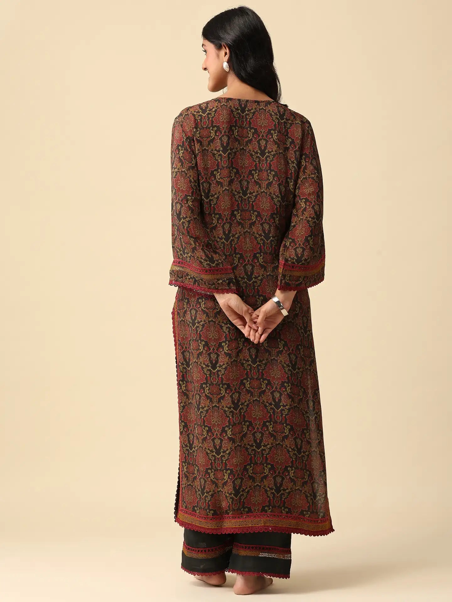 Crimson Reign - The Kurta Set