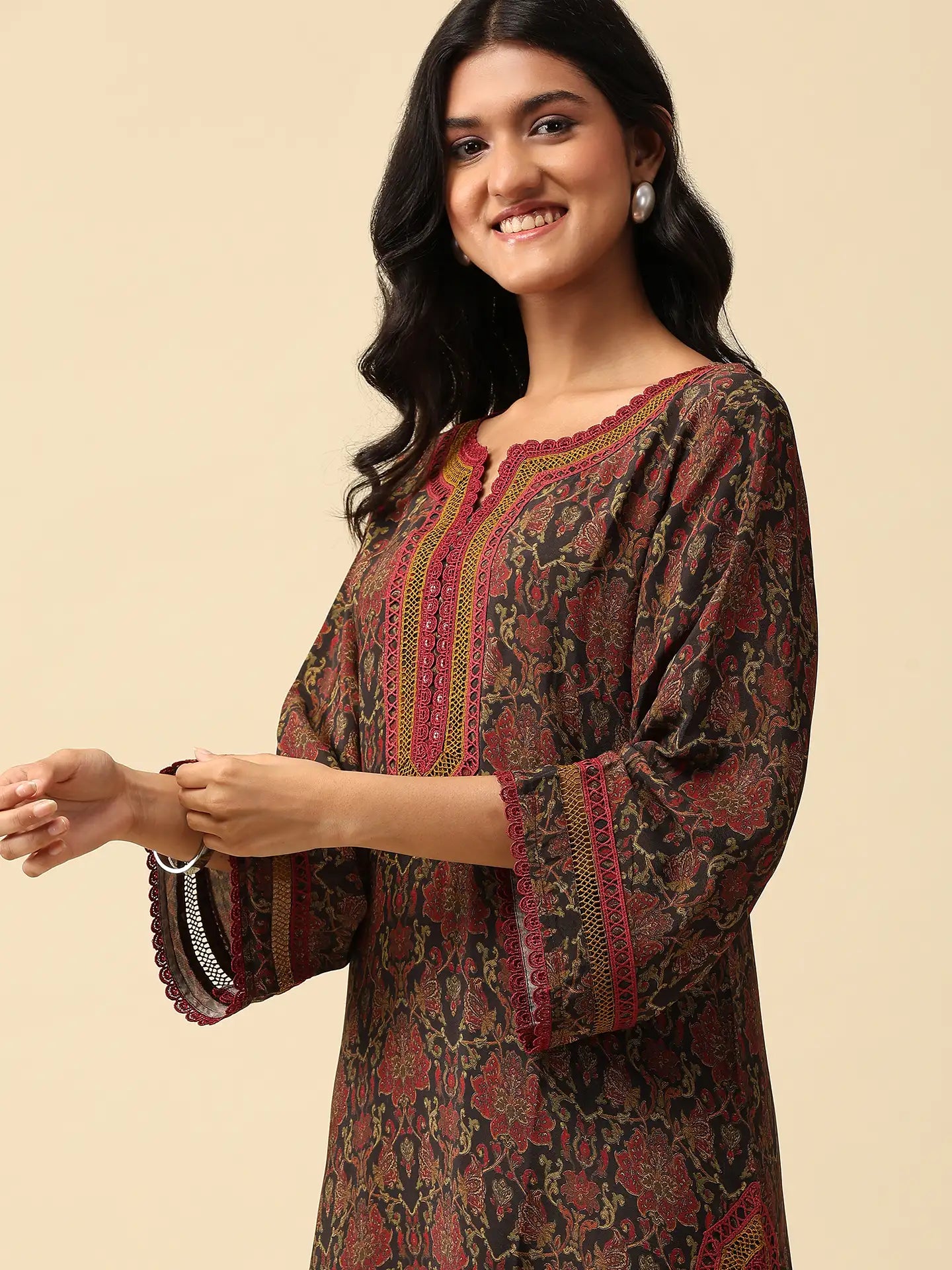Crimson Reign - The Kurta Set