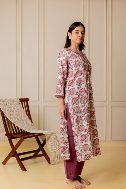 Dusky Rose Kurta Set