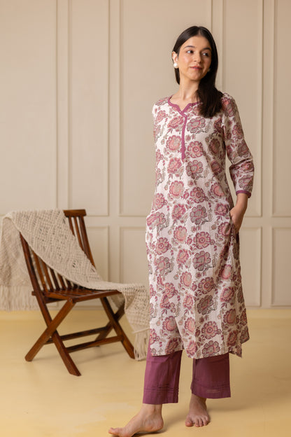 Dusky Rose Kurta Set