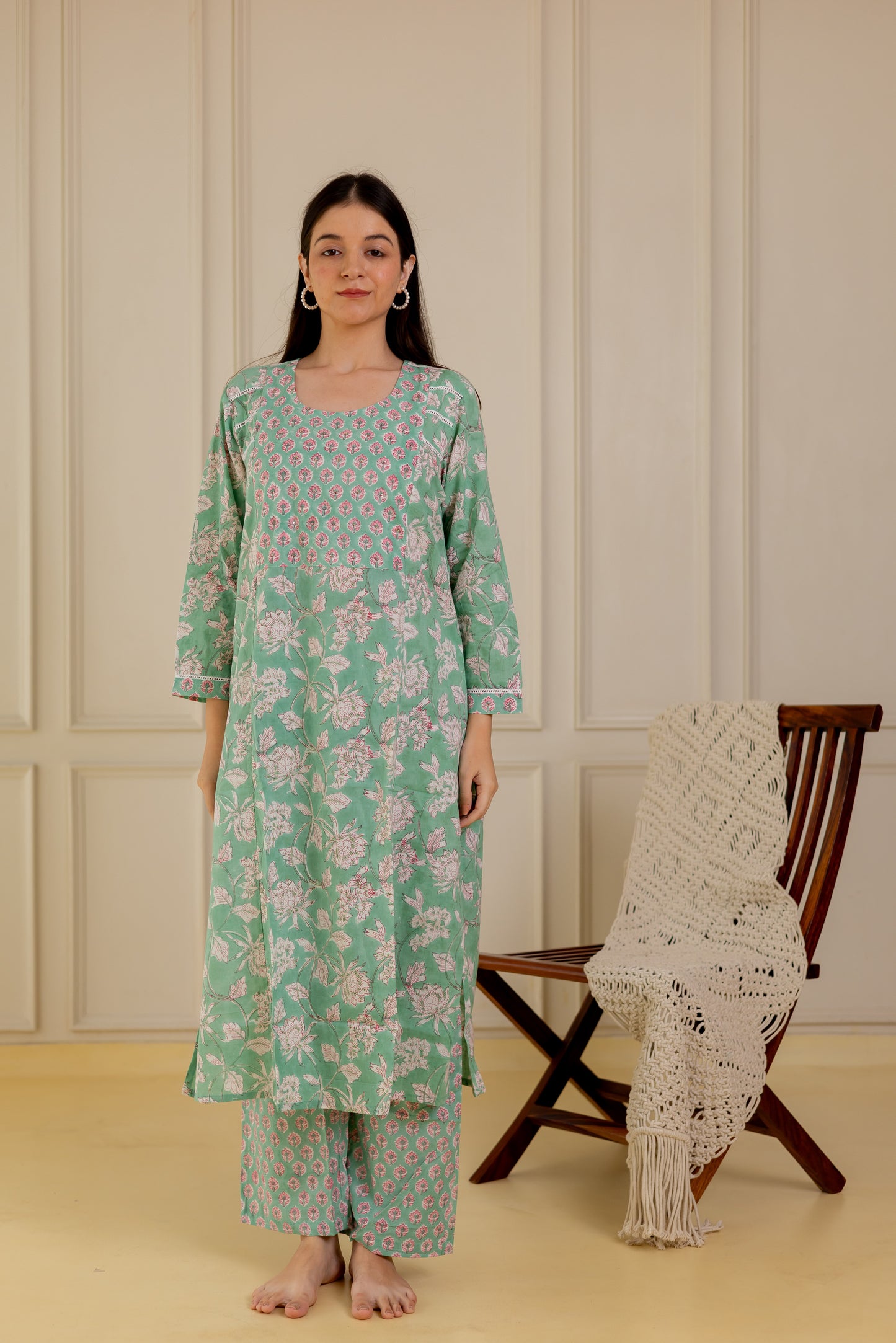 Mint Breeze Kurta Set