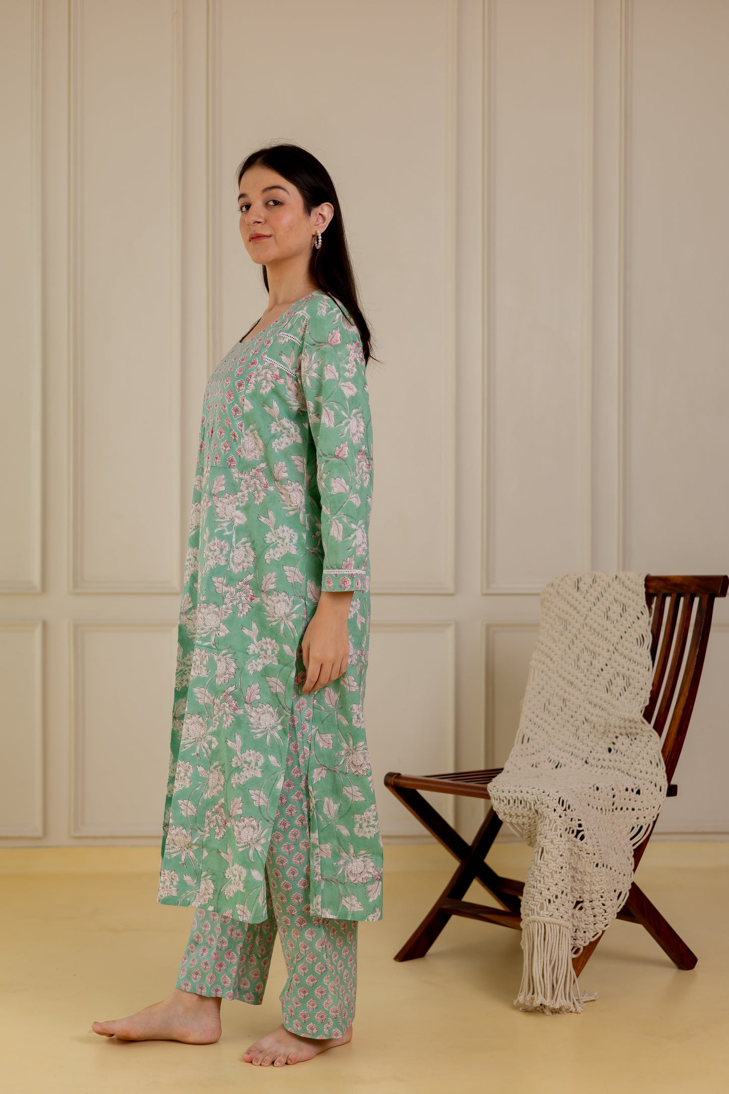 Mint Breeze Kurta Set