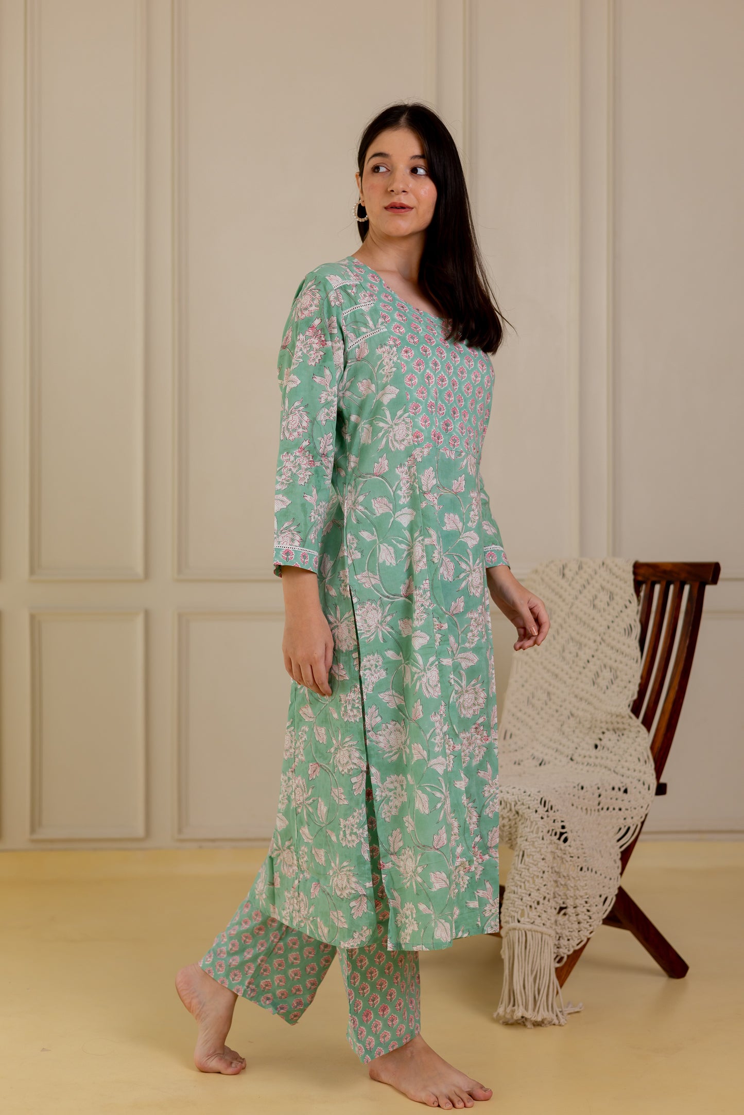 Mint Breeze Kurta Set