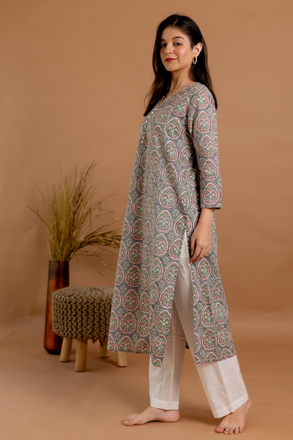 Ornet Blossom Kurta Set