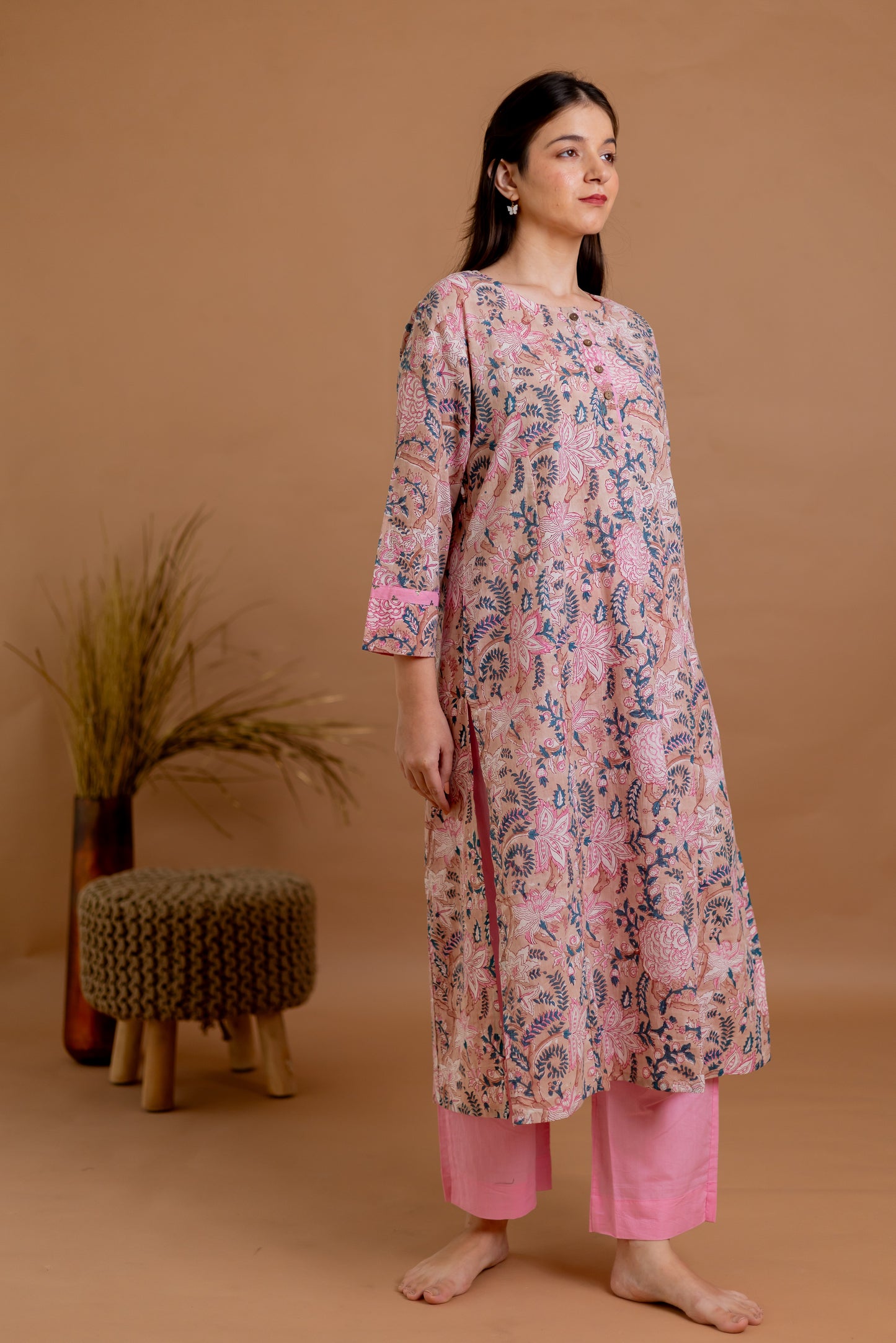 Floral Symphony Kurta Set