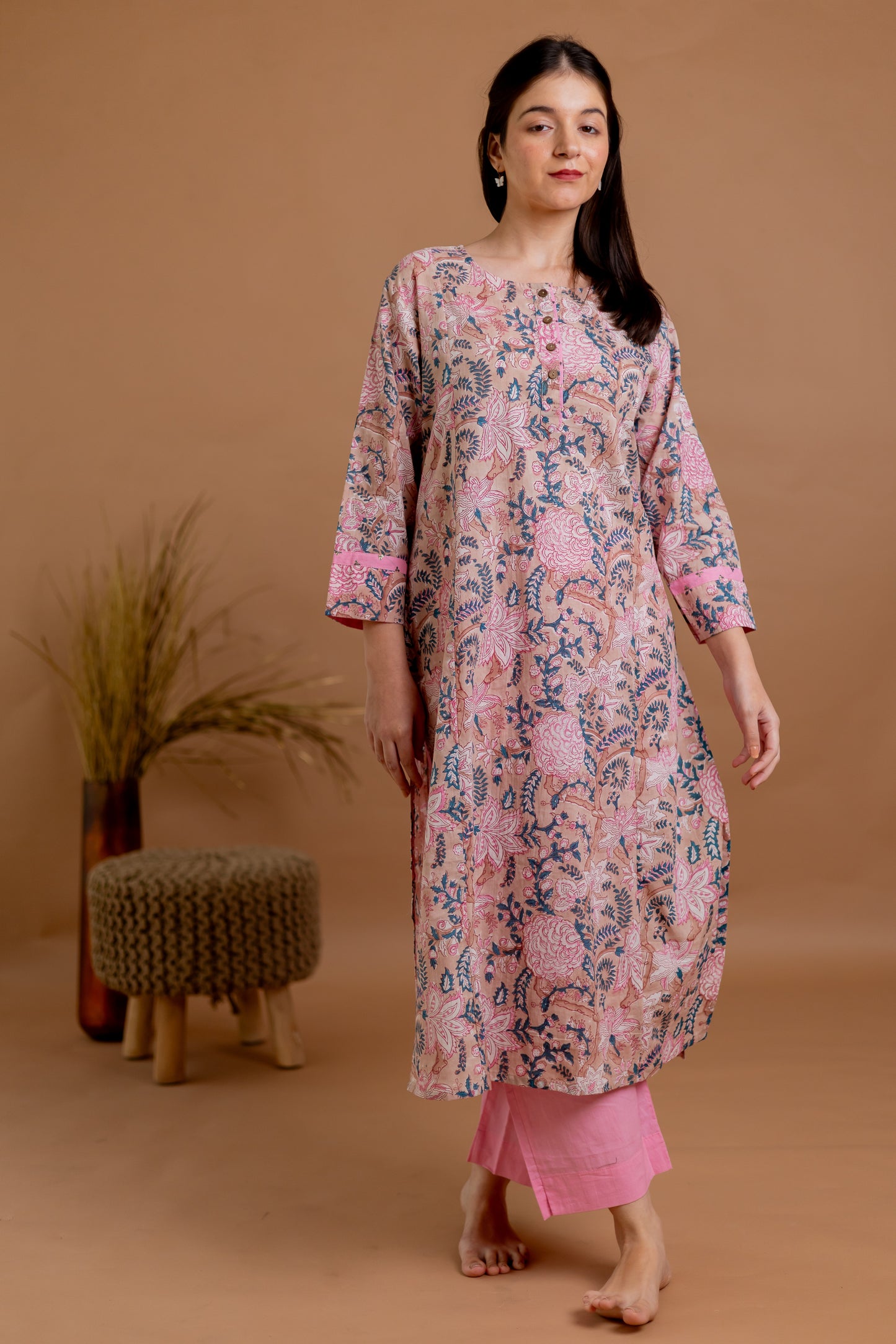 Floral Symphony Kurta Set