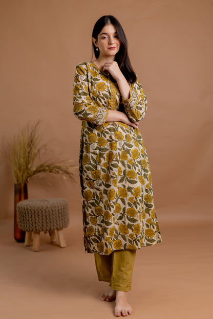 Botanical Bliss Kurta Set