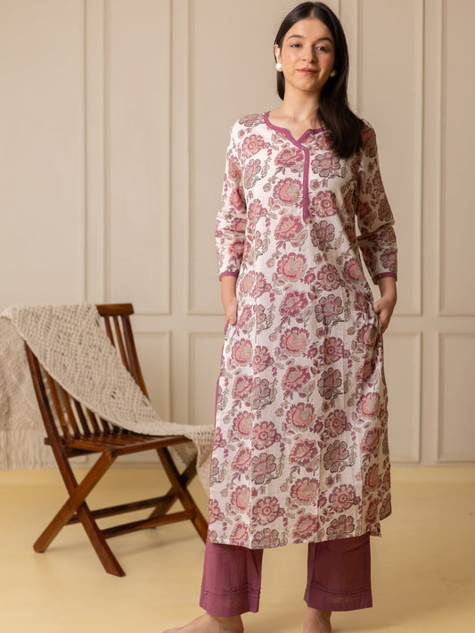 Dusky Rose Kurta Set