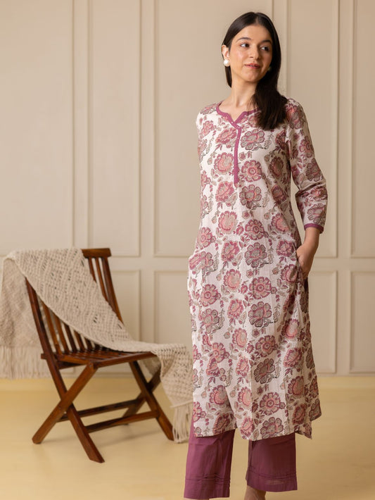Dusky Rose Kurta Set