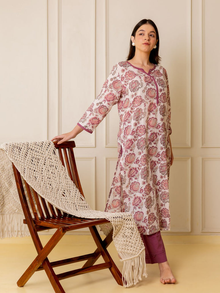Dusky Rose Kurta Set