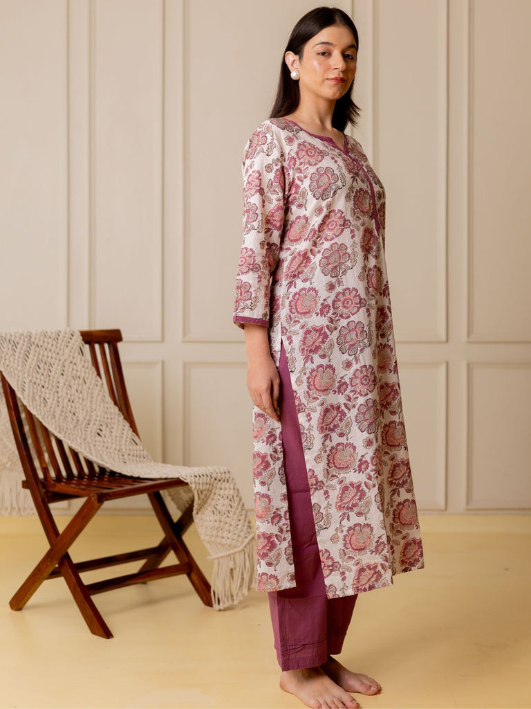 Dusky Rose Kurta Set