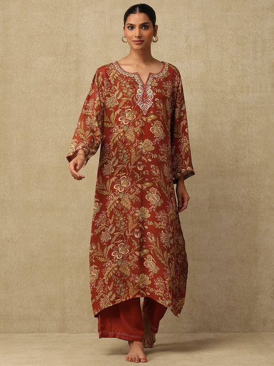 Ember Bloom-The Kurta Set