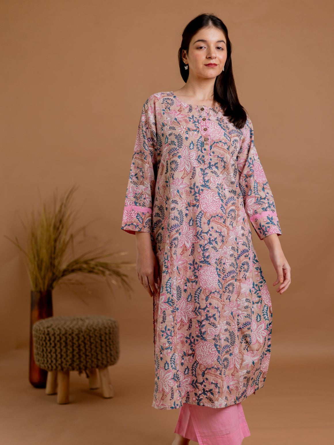 Floral Symphony Kurta Set