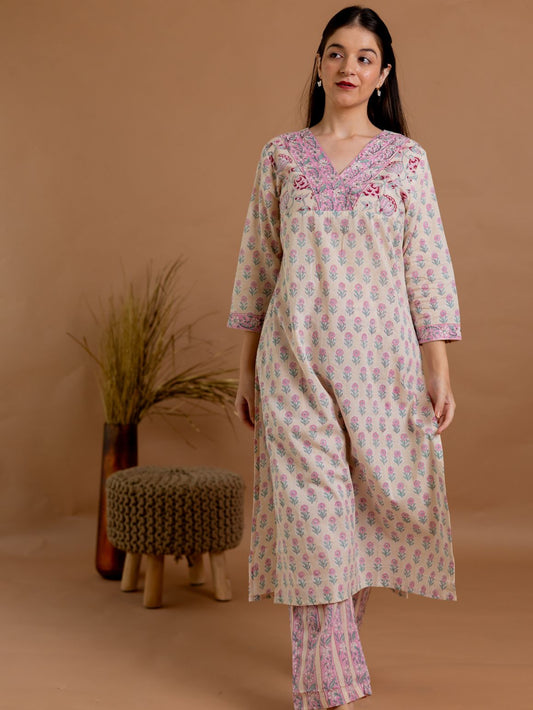 Garden Grace Kurta Set